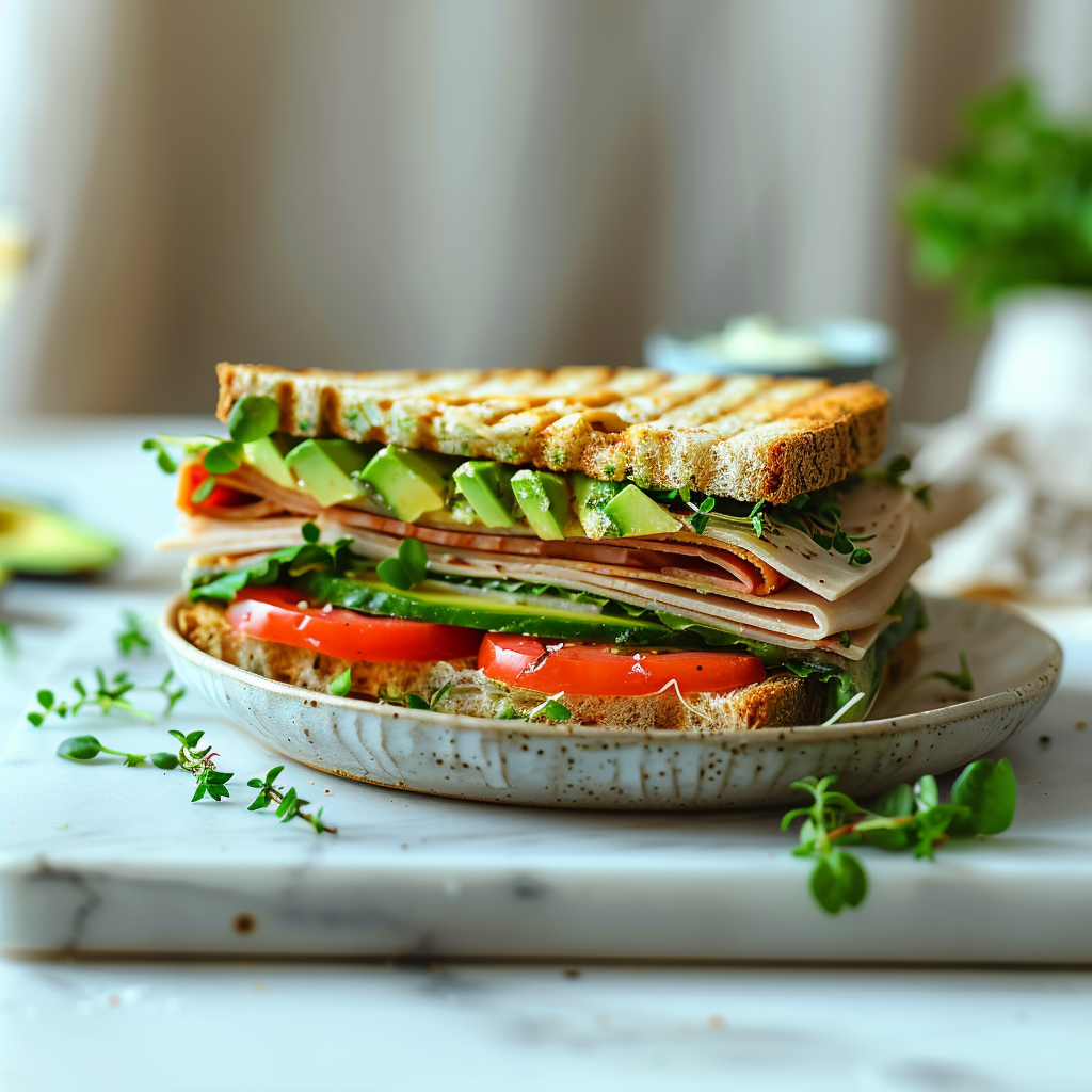 Gourmet deli sandwich thumbnail