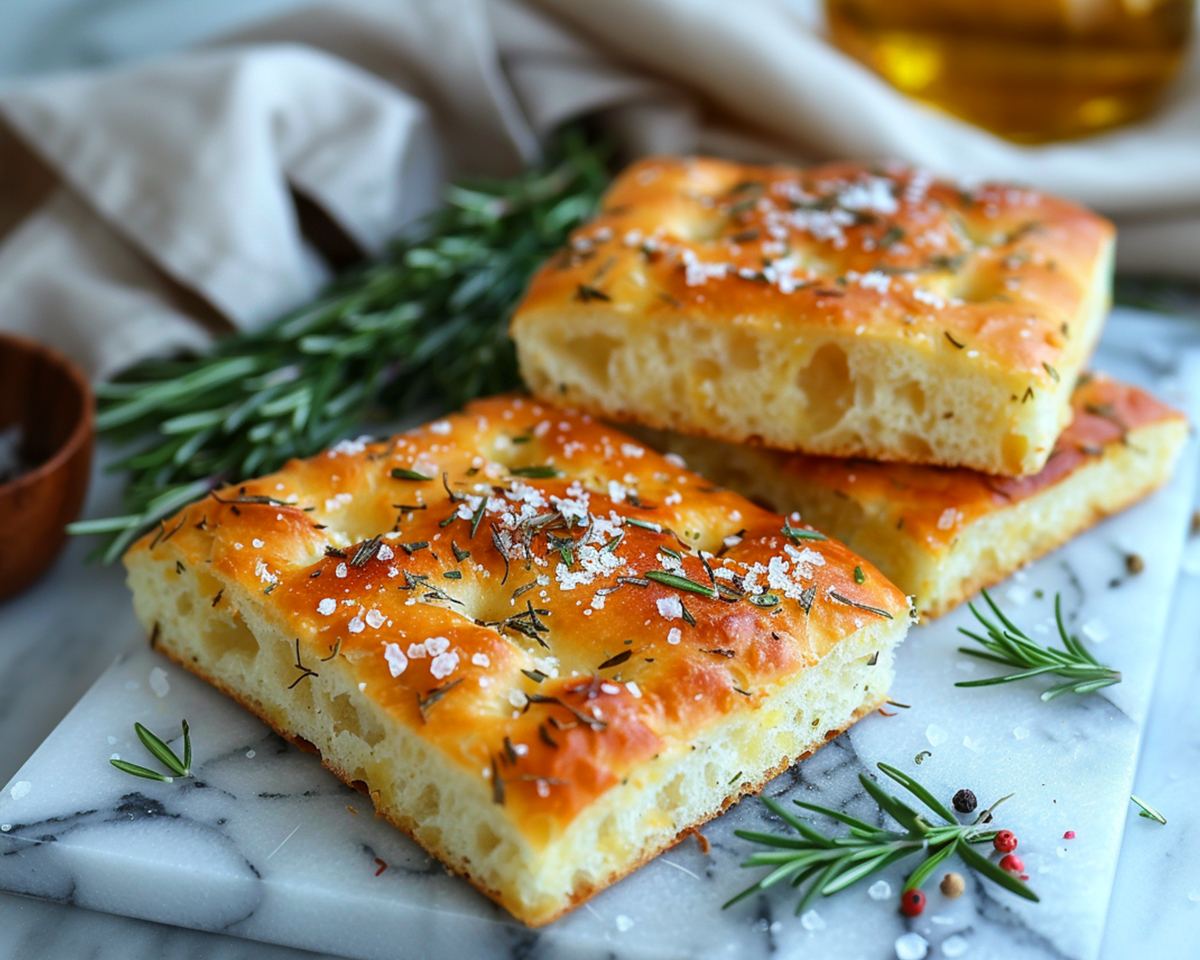 Rosemary Sea Salt Focaccia