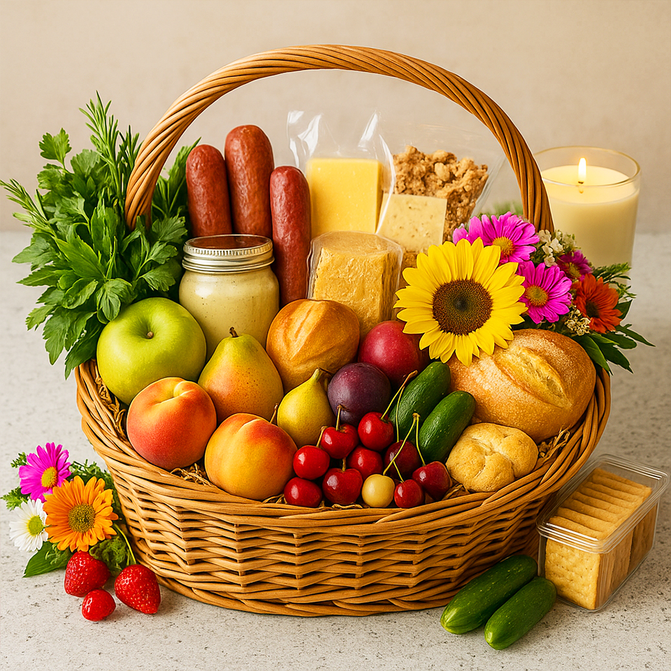 Large Picnic Gift Basket