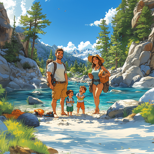 Family adventure in the Sierras