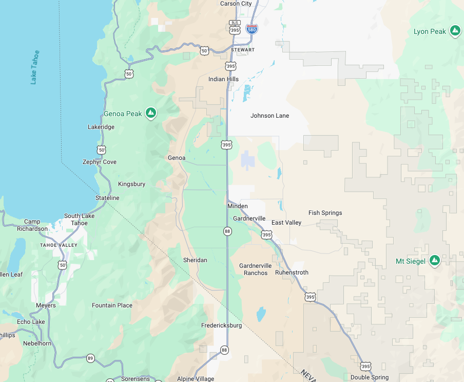 Map placeholder image showing Sierra Equestrian location area