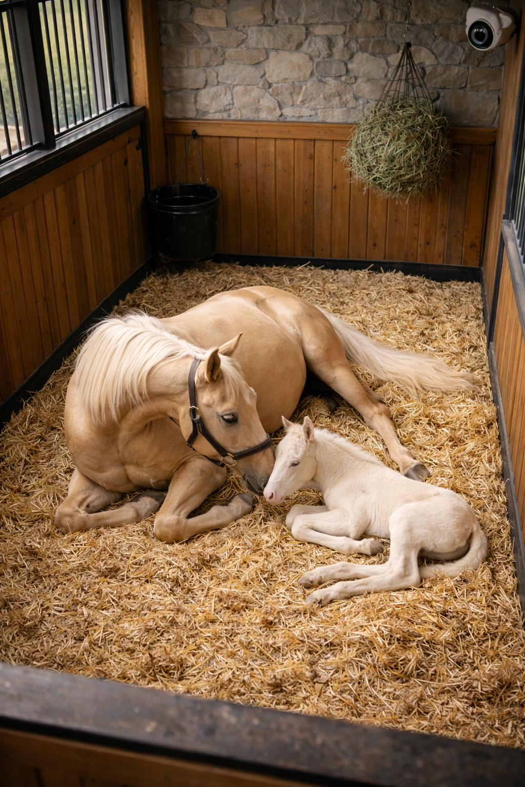 Foaling stall live camera placeholder