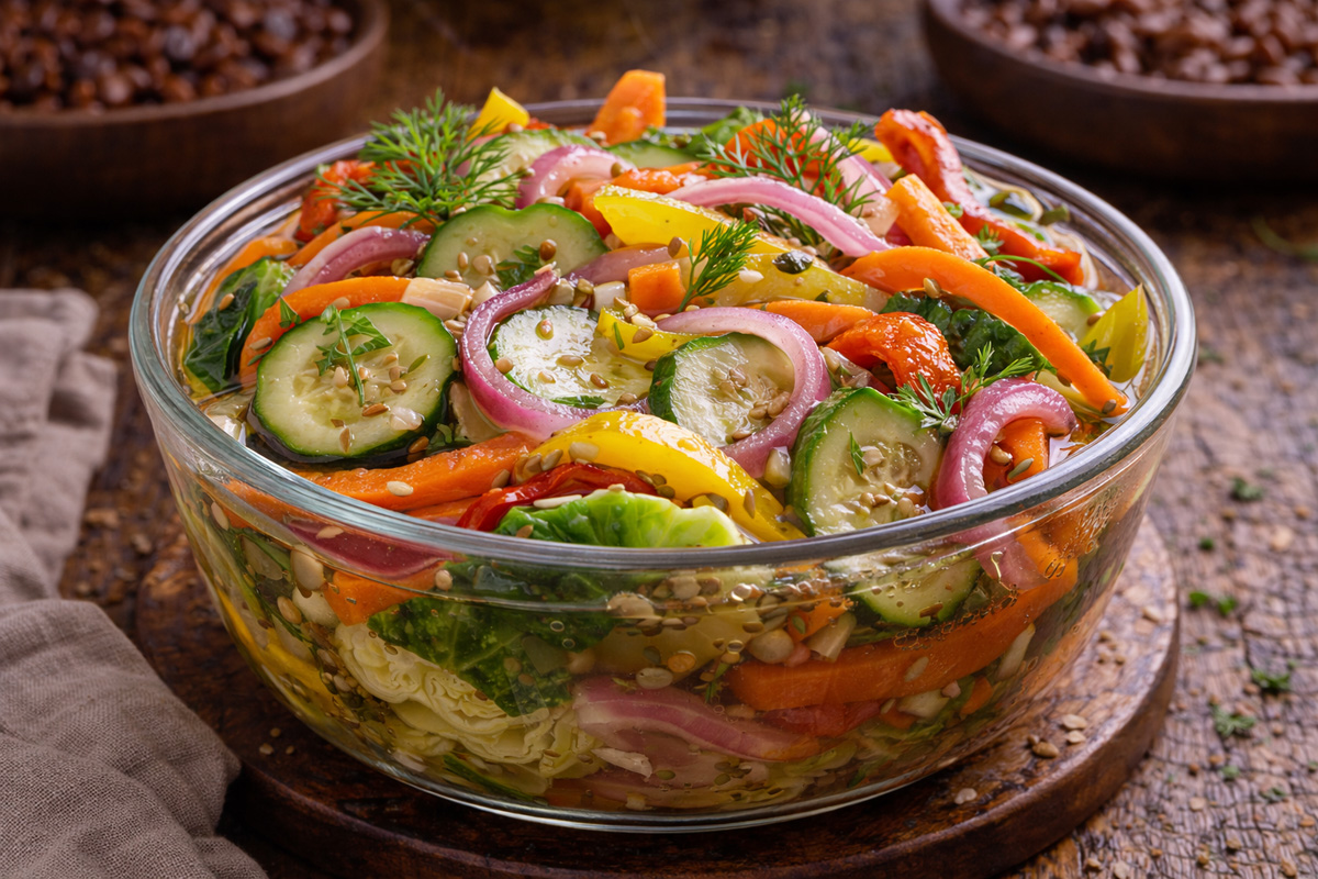 Seasonal house pickled vegetables