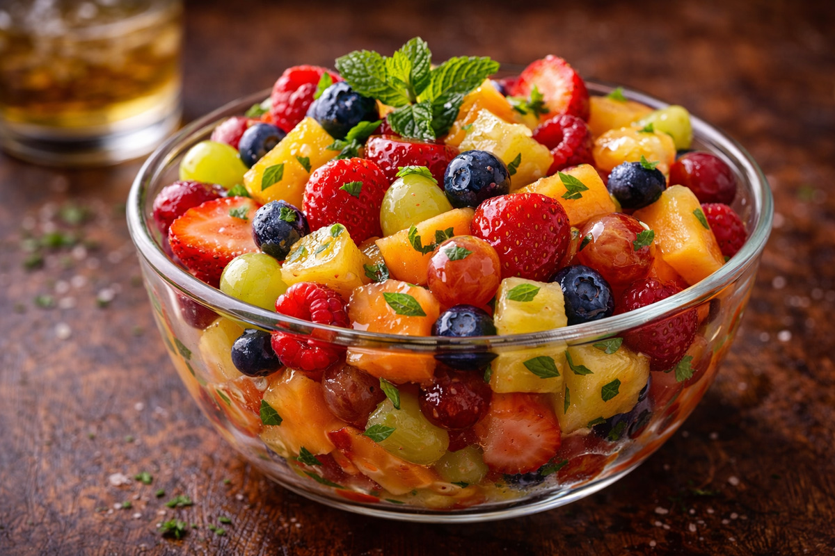 Seasonal fruit salad